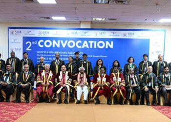 2nd Annual Convocation of SRM University Delhi-NCR Sonepat Conducted at JLNS Auditorium