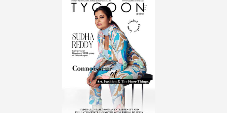 Hyderabad’s Impresario Sudha Reddy graces Tycoon Global Cover