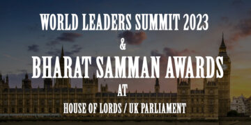 World Leaders Summit 2023 held in House of Lords at London followed by the Bharat Samman Award