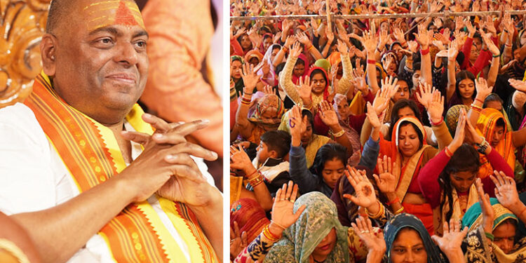 Shree Karauli Shankar Mahadev’s enlightenment at a “Bhagwat Katha” ignites divinity among devotees