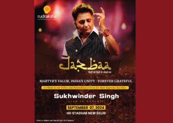 Rockstar Sukhwinder’s Live Concert Jazbaa “दिलो को दिलो से जोड़ने का”on September 7th, 2024 at  KD Jadhav Hall, Indira Gandhi Stadium in Delhi